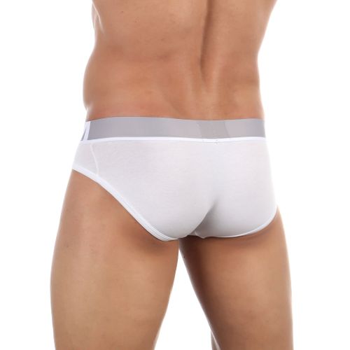 Мужские трусы слипы белые AussieBum