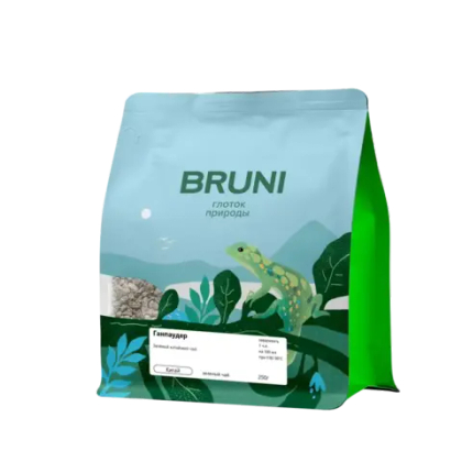 Чай зеленый Ганпаудер ТМ BRUNI, 250 гр.