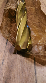 Сверло зенкер по металлу с коническим хвостовиком Морзе 30х290х170мм DIN345 HSSE-Co5 KM2 TiN