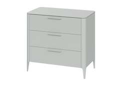 Комод Type 3 ящика ширина 90 см (светло-серый)