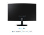 Монитор 24" SAMSUNG LS24D364GAIXCI VA 1920x1080 R1800 100Hz 4мс 250кд/м2 1xHDMI 1xD-Sub Черный