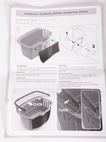 Ferplast Atlas Bike Easy контейнер для перевозки собаки на велосипеде