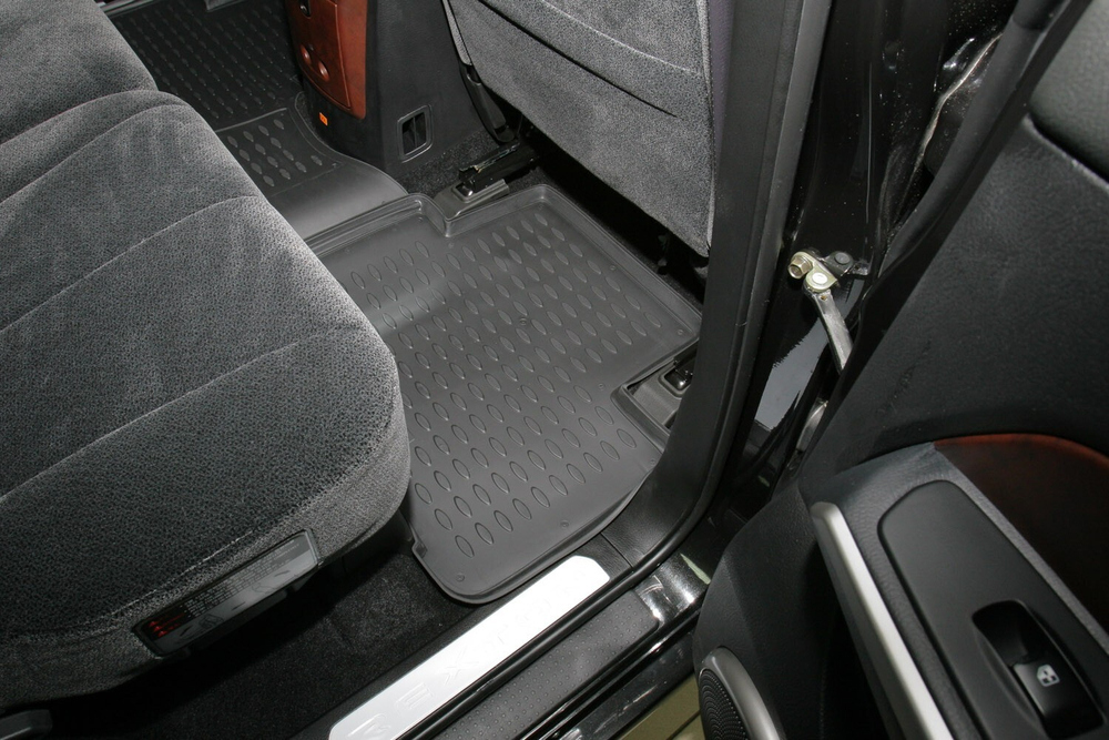 Коврики Standard, в салон SSANG YONG Rexton 2001-2006, 4 шт. (полиуретан, чёрные) Element.NLC.61.01.210