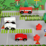 Развивающая игрушка Деревянная дорога 40 эл, коробка C-41887