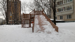 Зимняя горка SWAN 2 (скат 7 м)