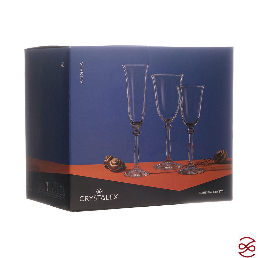 Набор бокалов Crystalex Bohemia Анжела 185 мл (6 шт)