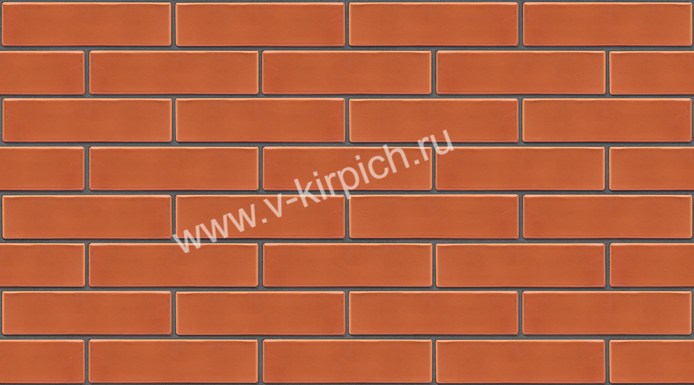 Кирпич лицевой Воротынский одинарный красный, гладкий