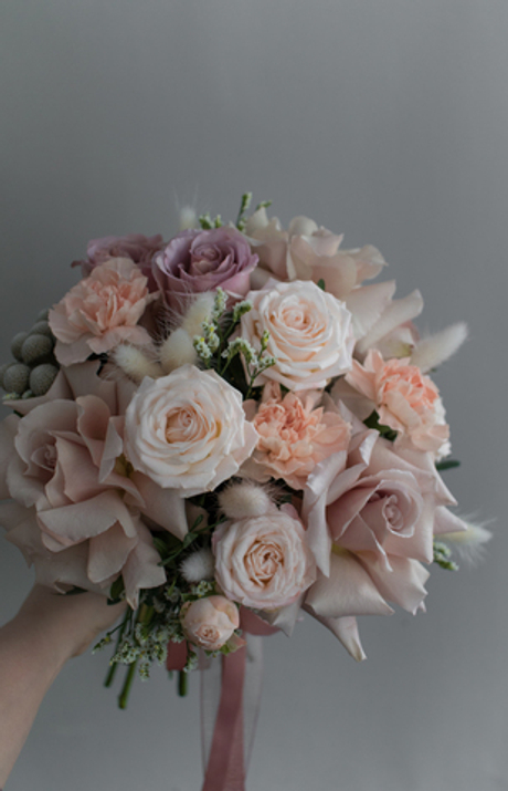 Букет невесты "Пудра"