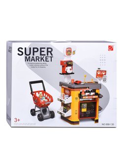 Игровой набор супермаркет Мой магазин 54 предмета (668-130)