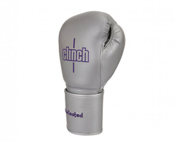 Перчатки боксерские Clinch Undefeated Russian Team серебристые C161RT