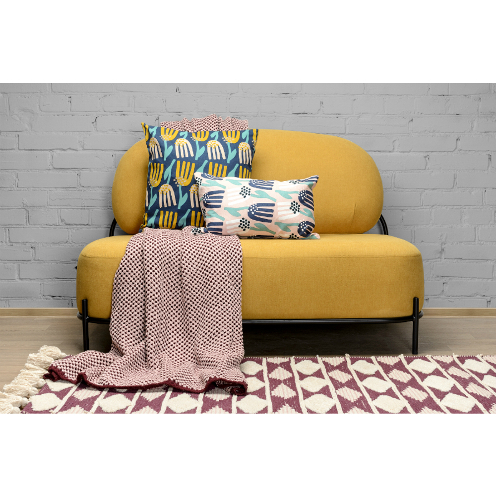 Плед двухцветный из хлопка Essential, 180х130 см