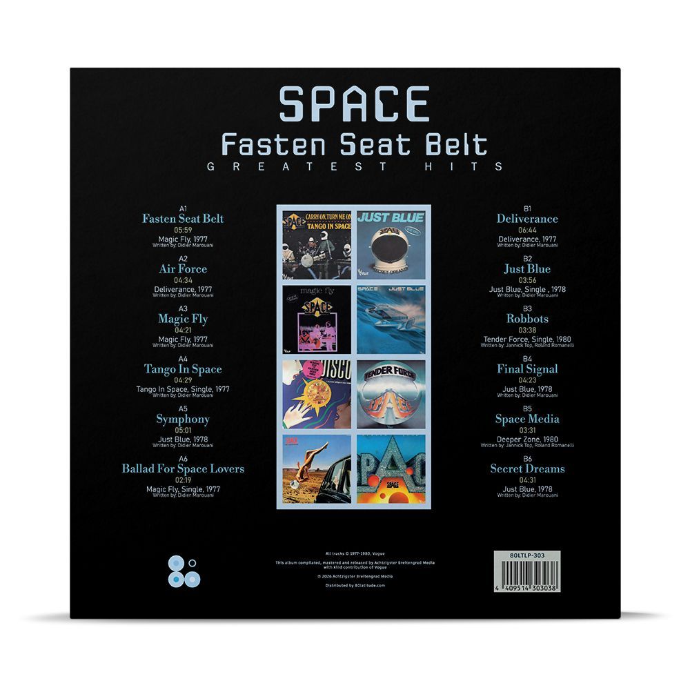 Space - Fasten Seat Belt Greatest Hits (LP) Новая запечатанная виниловая пластинка + ПОДАРОК