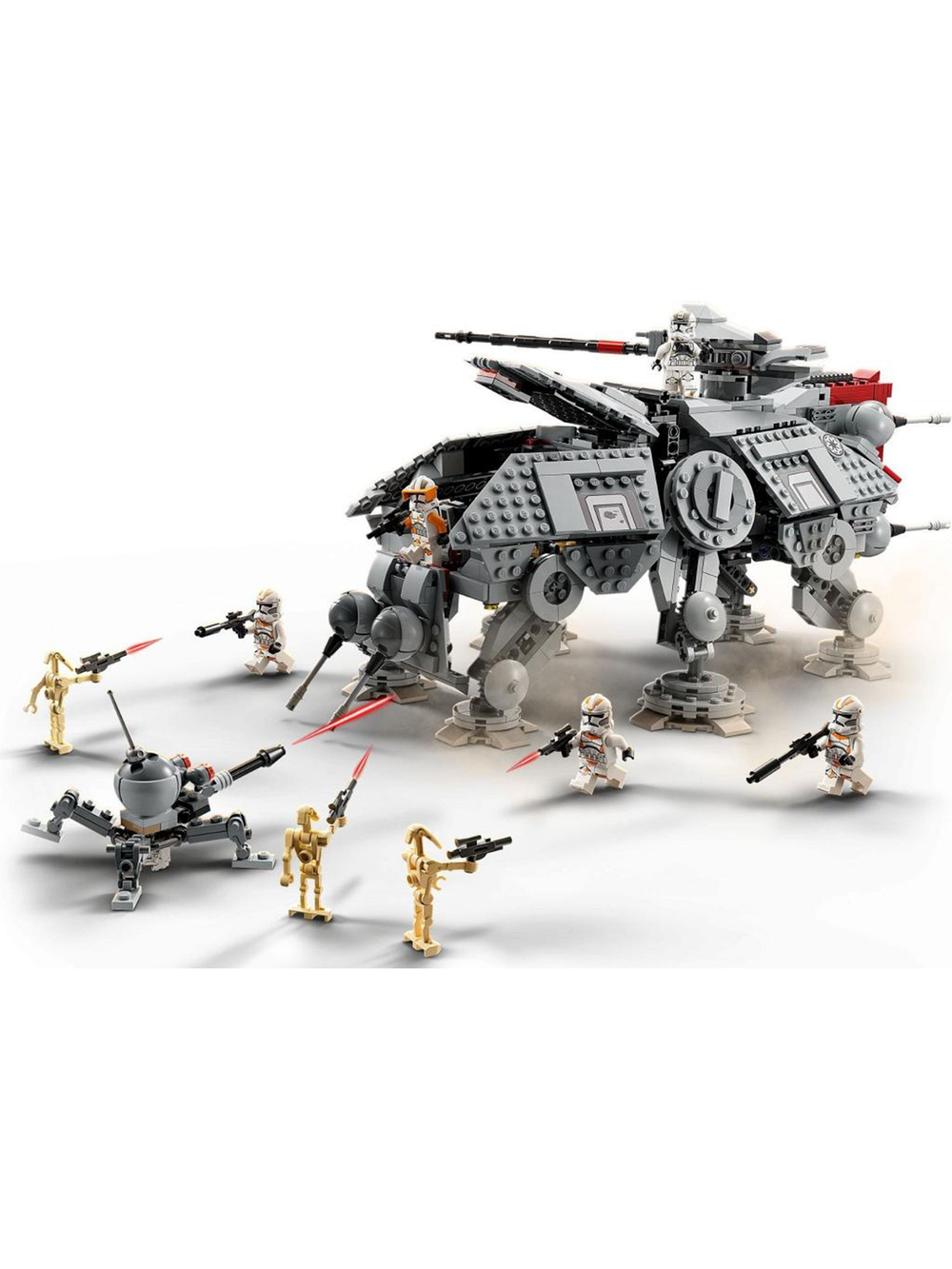 LEGO Star Wars 75337 лего Шагоход AT-TE, конструктор с минифигурками клонов, техника Звёздных войн, оригинал LEGO