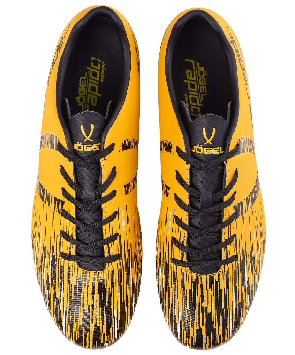 Бутсы футбольные Rapido FG Yellow/black, детский