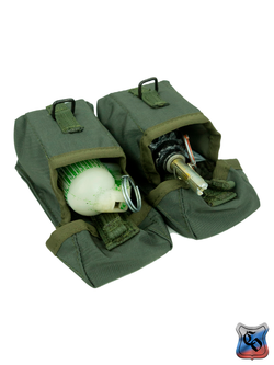 Подсумок SSO ПРГ 2 MOLLE с бесшумной застёжкой (Олива)