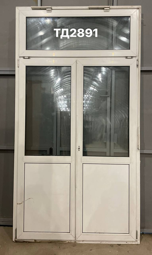 Дверь Пластиковая Б/У 273(в) х 146(ш) Штульповая (Балконный блок)