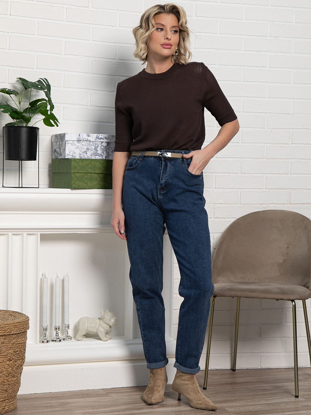 Футболка Любимый момент (шоколад) Б15279-7М LT Collection