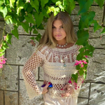 Марафон по вязанию джемпера без швов "Pretty" - реглан крючком по кругу