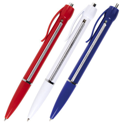 Ручка шариковая автоматическая ПИФАГОР "Шпаргалка", СИНЯЯ, корпус ассорти, узел 0,7 мм, линия письма 0,35 мм, 143285 И