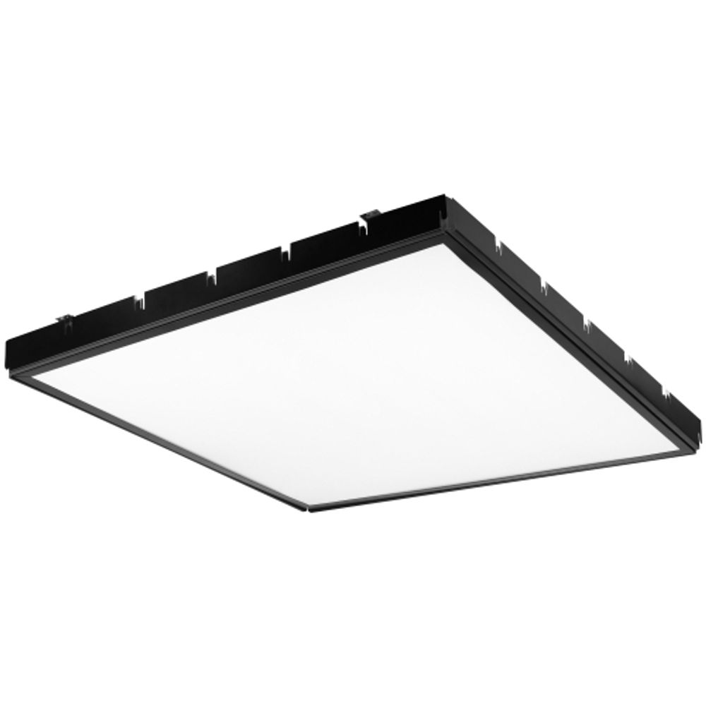 Светильник светодиодный ЭРА SPO-14-38-4K-BL 38Вт 4000К 3600Лм IP40 588x588 матовый черный грильято