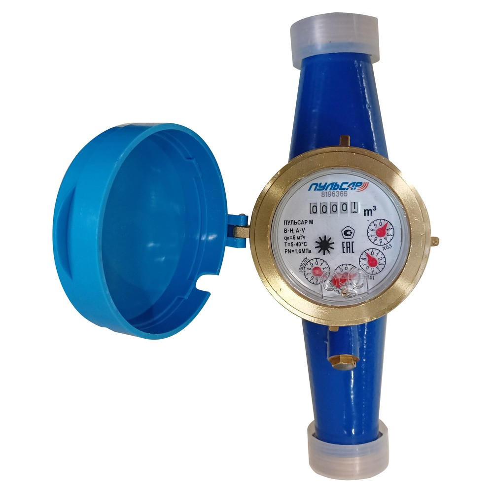 Счетчик холодной воды Пульсар М многоструйный Ду32, Qn-6м3/час, L-260мм