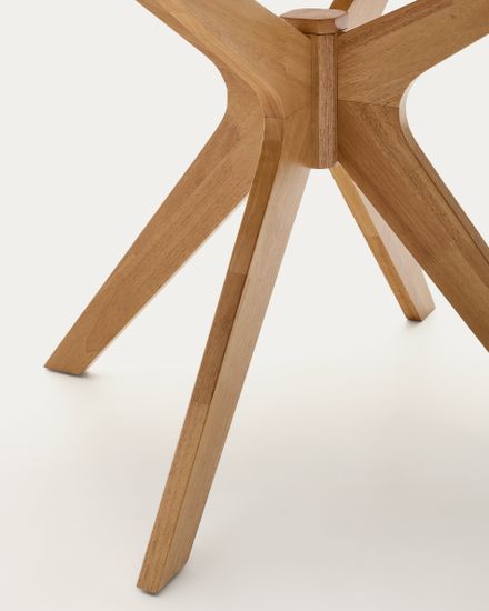 Круглый стол Naanim из дубового шпона, Ø 100 см