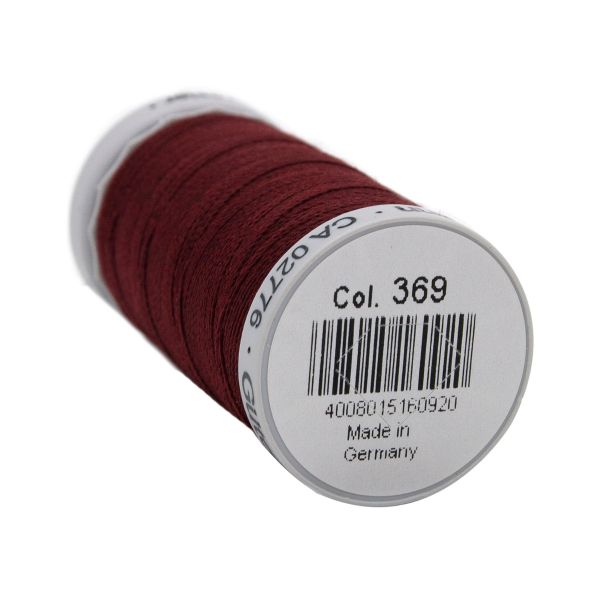 Нитки суперкрепкие Gutermann Extra Strong M782 №40 (100 метров), 5 кат. | 369 винный