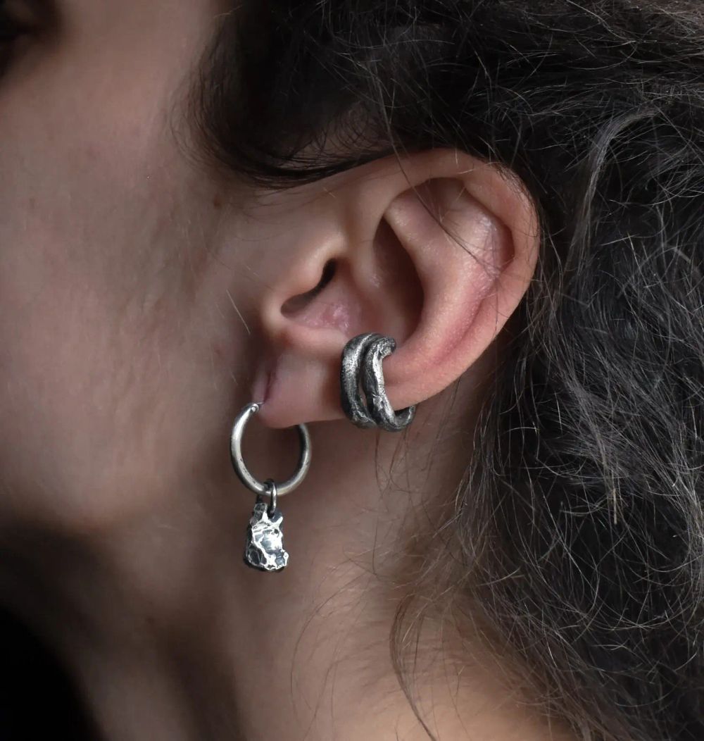 Кафф Rough Jwlry Way Oxyd темный