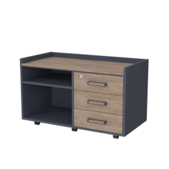 Тумба-греденция PREGO 1000х500х610 П.ТГ-10.5 Дуб Крафт табачный / Антрацит