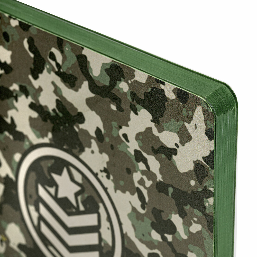Блокнот А5 (143x210 мм) BRAUBERG VISTA "Military" под кожу гибкий 80 л. (2 штуки в упаковке)