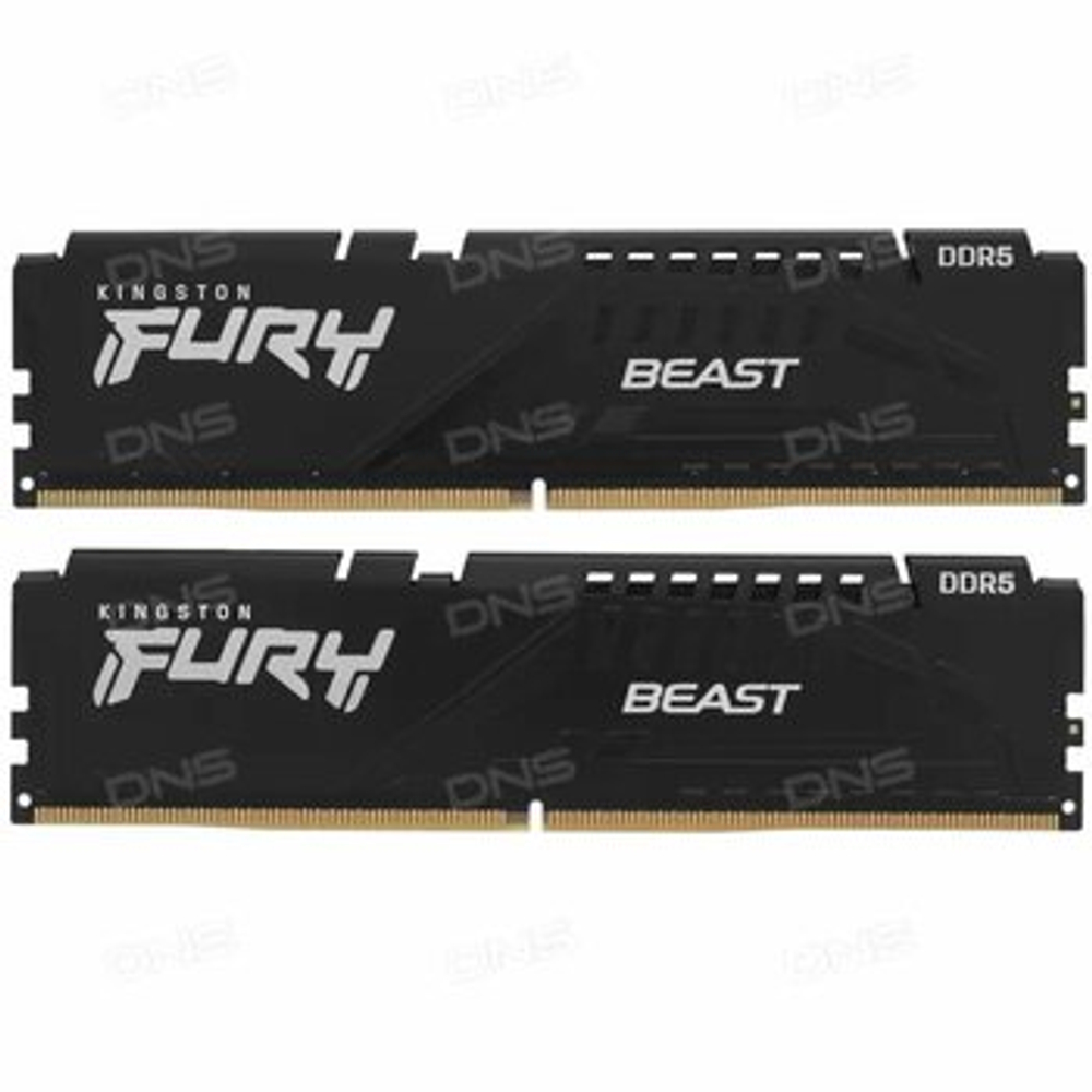 Оперативная память KINGSTON FURY Beast DDR5 64GB 5200MHz CL40 KF552C40BBK2-64