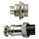 Авиационный разъем GX16 8Pin (штекер+гнездо)