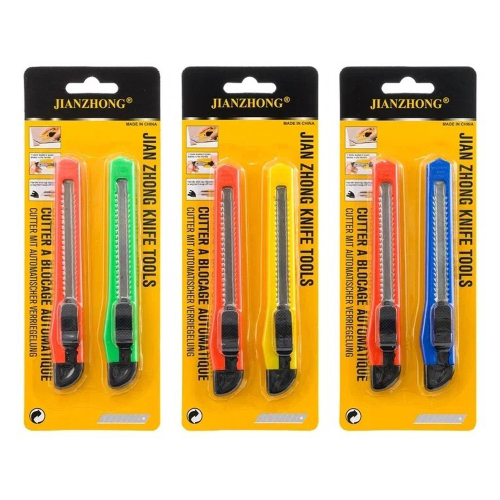 Нож канцелярский Basir для бумаги, 9 мм, 2 шт