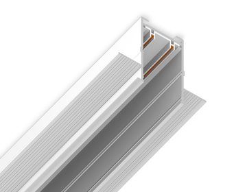 Шинопровод встраиваемый 3м под ГКЛ 12,6мм GL1011 WH белый Magnetic 220V Ambrella