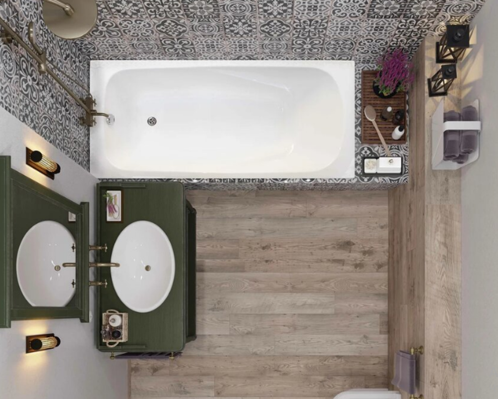 Акриловая ванна VAGNERPLAST ARONIA 150x70