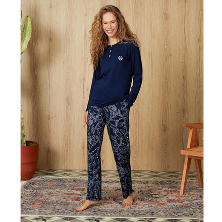 Женская пижама темно-синяя Doreanse 4064
