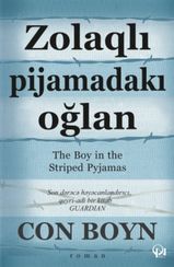 Zolaqlı pijamadakı oğlan