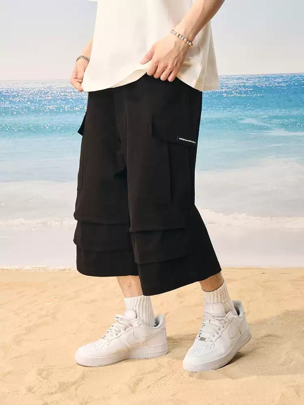 Шорты HARSHandCRUEL Pleated Cargo Jorts