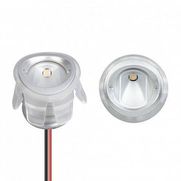 Встраиваемый светодиодный светильник для установки в перила 1.5W 3000K 045490 ALT-LODESTAR-HANDRAIL-R27-1.5W Warm3000 (GR, 30x60 deg, 12-24V) серебристый Arlight