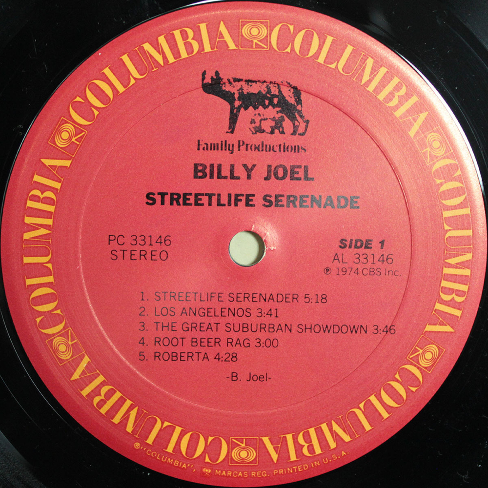 Billy Joel / Streetlife Serenade (LP)