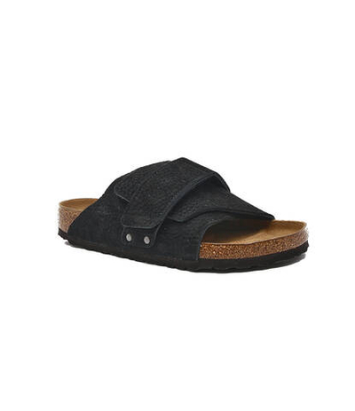 Кожаные шлепанцы kyoto Birkenstock - черный(1020388)