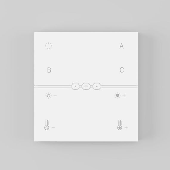 Беспроводная панель управления Maytoni Technical Smart home DRC034-8-W