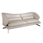 Диван Angel Cerda 3-х местный 6146/KF2157-3P-M5652 кожаный с декоративными подушками