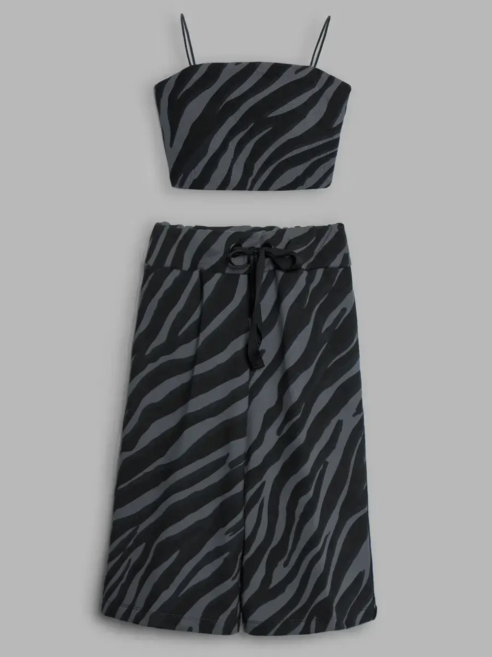 Костюм для девочки на лето с кюлотами