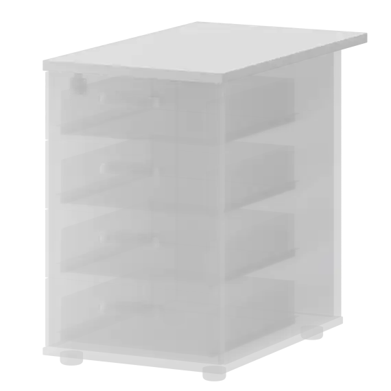 Топ для приставной тумбы СМТ-4Т25-73  434x730x25 Смарт