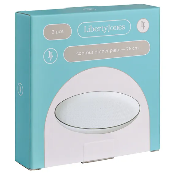 Набор тарелок contour, D26 см, 2 шт.