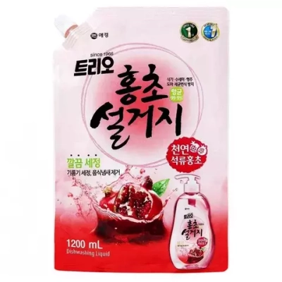 KeraSys БЫТ.ХИМИЯ  Soonsaem Средство ЗАПАСКА д/мытья посуды Гранат 1200мл 998335