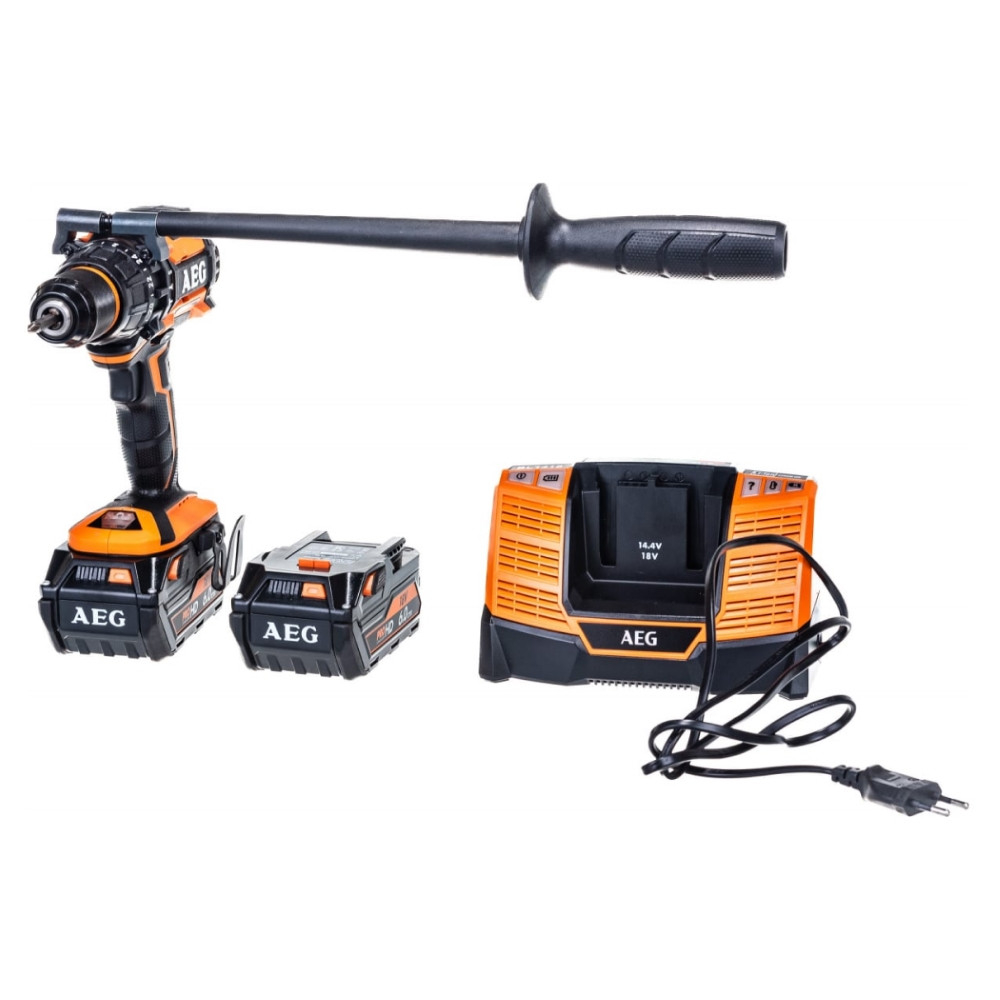 Дрель-шуруповерт аккумуляторная AEG BSB18BL LI-602C 4935464100