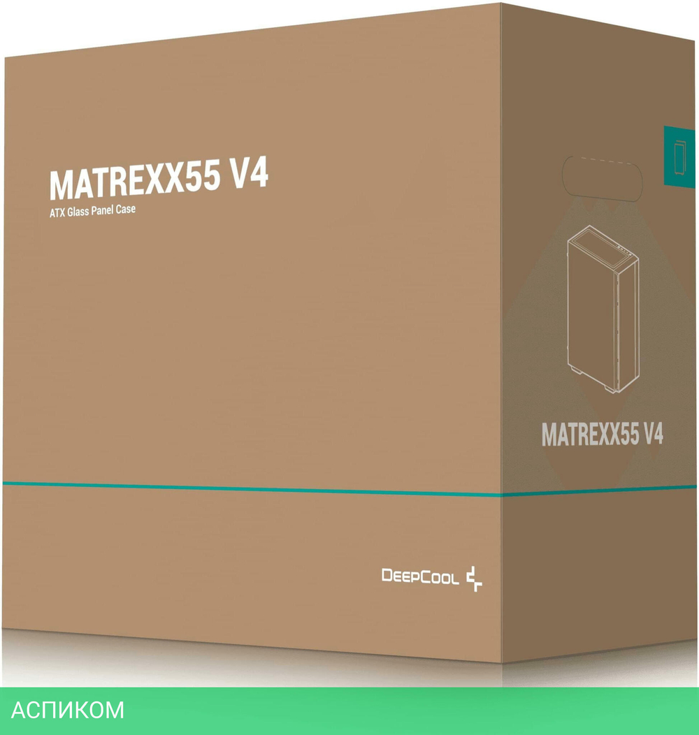 Корпус DeepCool MATREXX 55 V4 без БП Black (R-MATREXX55-BKADA4-G-4)