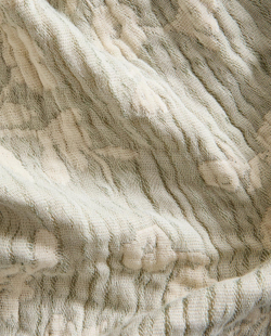 Zara Home - Жаккардовый цветочный плед, зеленый, 220x240 см